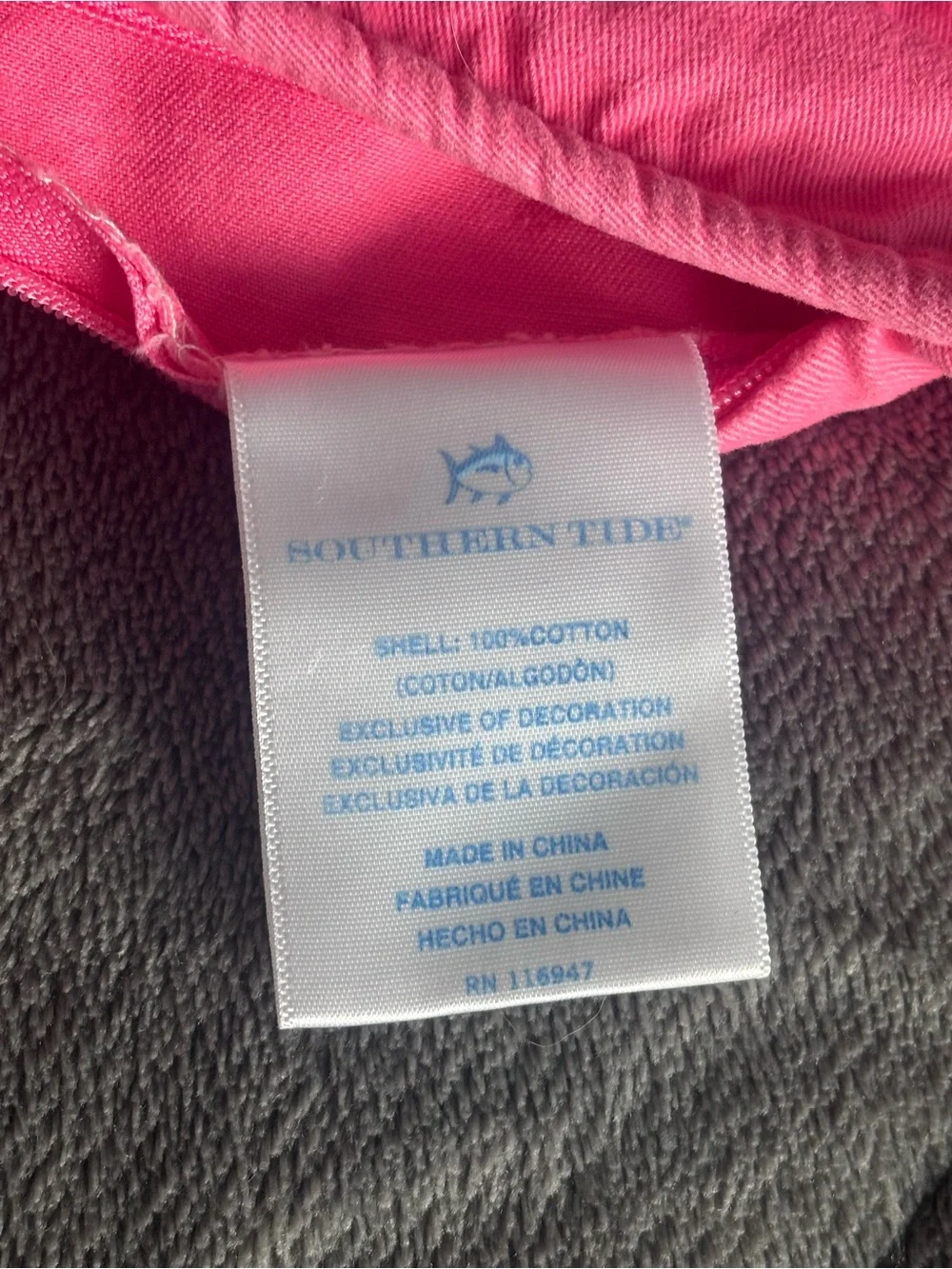 SOUTHERN TIDE The Skipjack ~ 100% Cotton ~ Pink Pillow Shams